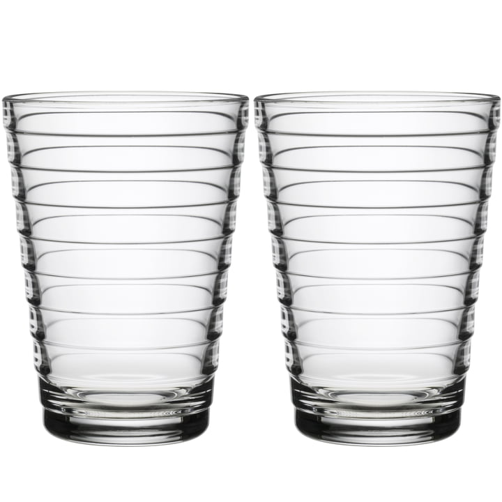 Aino Aalto Longdrinkglas 33 cl van Iittala in helder (set van 2)