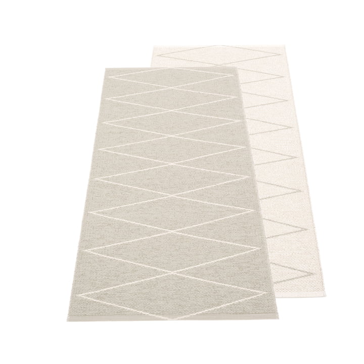 Max. omkeerbaar tapijt, 70 x 160 cm in linnen / vanille van Pappelina 