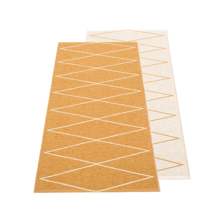 Max. omkeerbaar tapijt, 70 x 160 cm in oker/vanille van Pappelina 