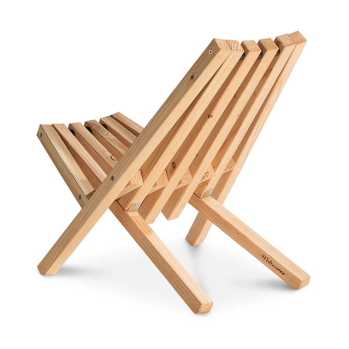 Fieldchair van Weltevree in het achter zicht.