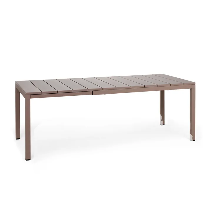 De Rio uittrektafel 140 in tortora van Nardi 