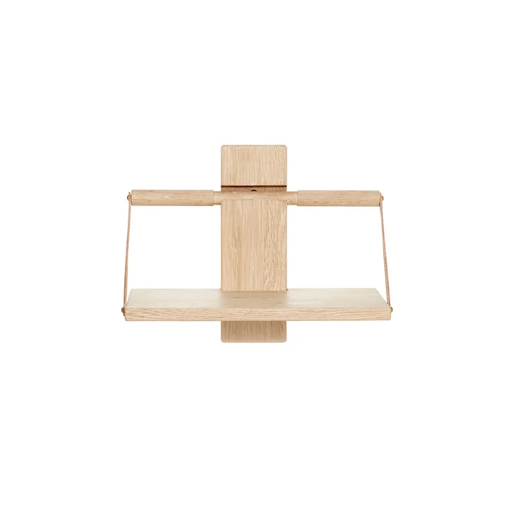 Houten Wandplank 30 x 18 x H 24 cm van Andersen. Meubilair van eikenhout.