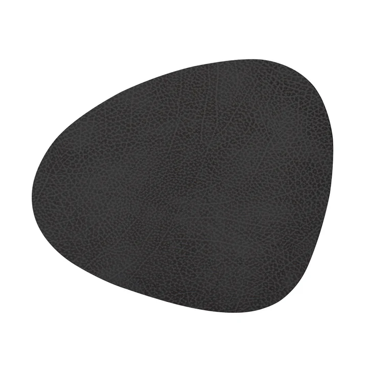 Placemat Curve L van Lind DNA in Hippo zwart - antraciet