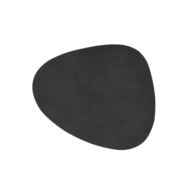 Glasuntersetzer Curve van Lind DNA in Hippo zwart-antraciet