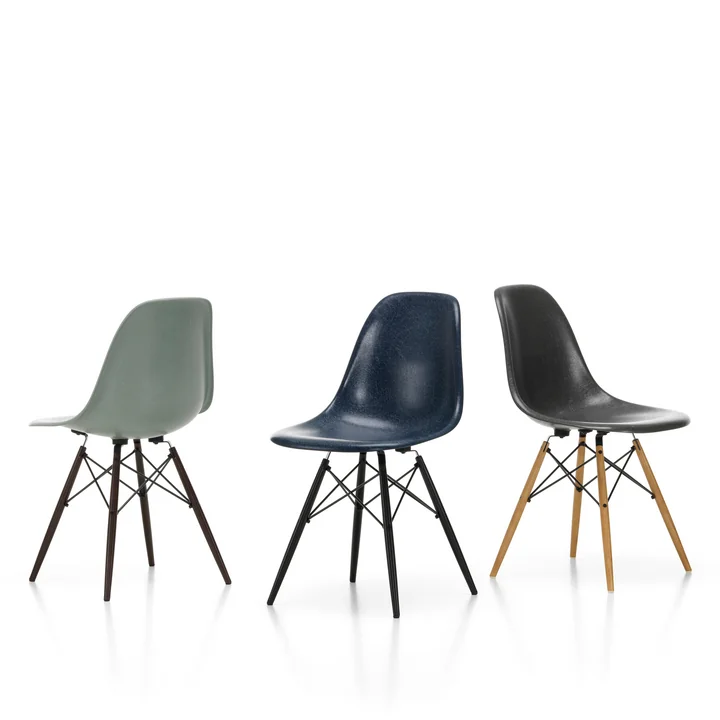 Eames Glasvezel kantstoel DSW van Vitra