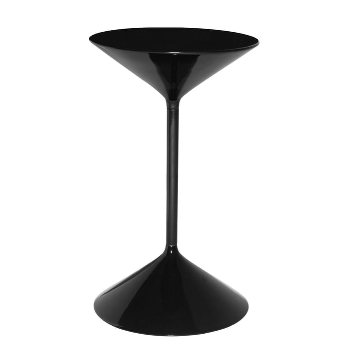 Tempo Side Table H 50 cm van Zanotta in het zwart