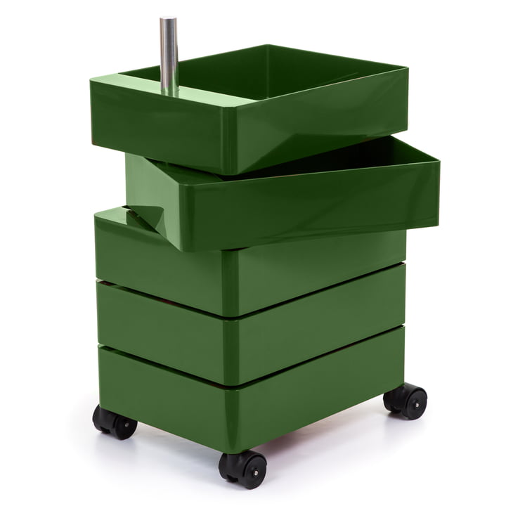 360° Container 5 compartimenten in groen van Magis