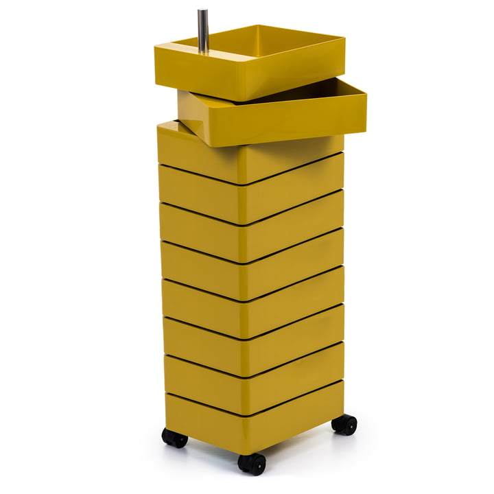 360° Container 10 vakken in geel van Magis