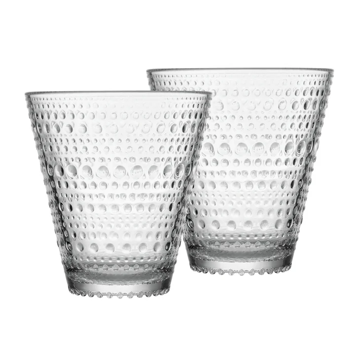 Kastehelmi Drinkglas 30 cl (set van 2) van Iittala in helder