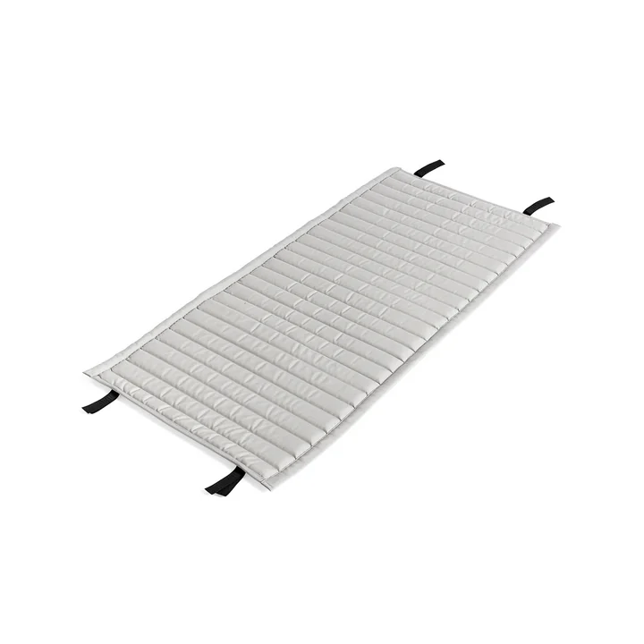 Palissade Gewatteerd kussen voor lage loungestoel van HAY in hemelsgrijs