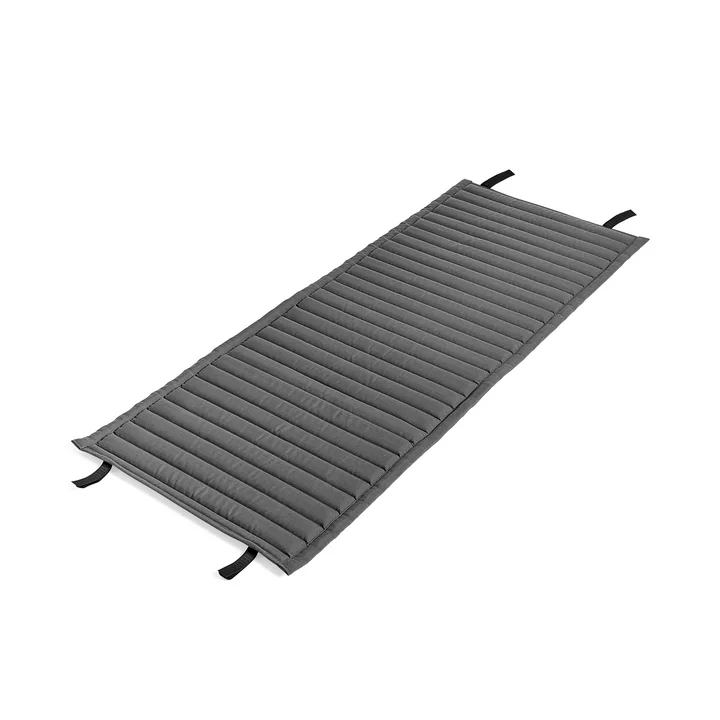 Palissade Gewatteerd kussen voor hoge loungestoel van HAY in antraciet