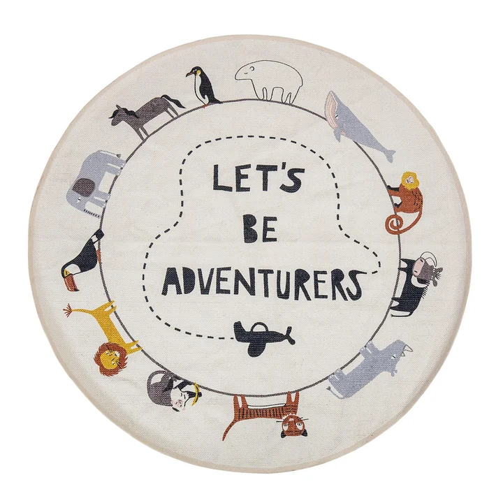 Tapijttapijtdieren Ø 130 cm van Bloomingville