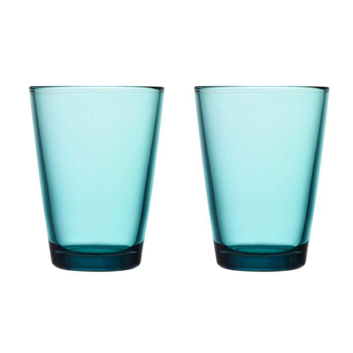 Kartio Drinkglas 40 cl (set van 2) van Iittala in zeeblauw
