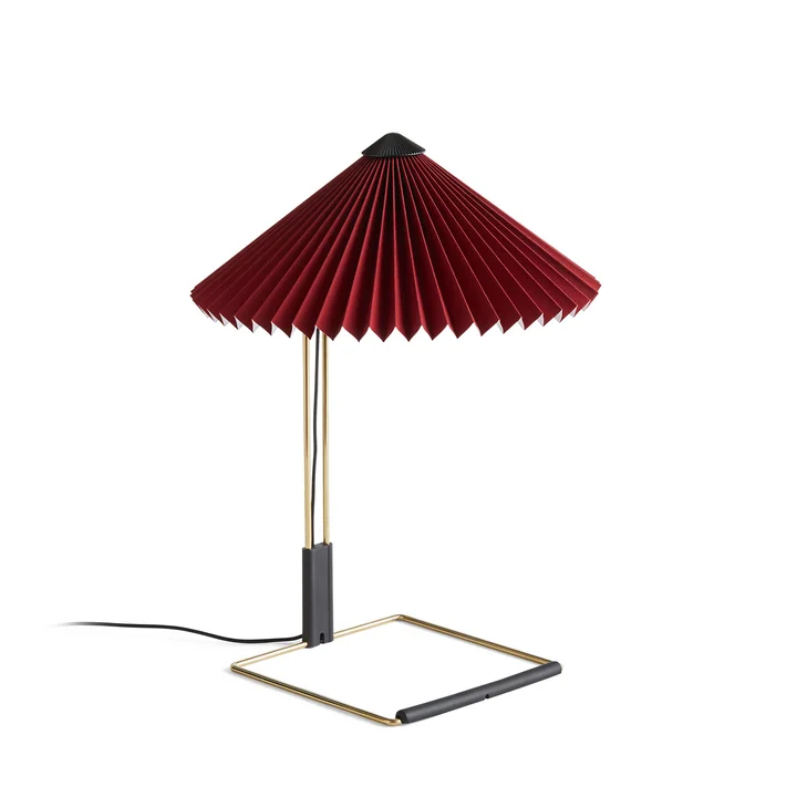 Matin LED tafellamp S, oxide rood by HAY