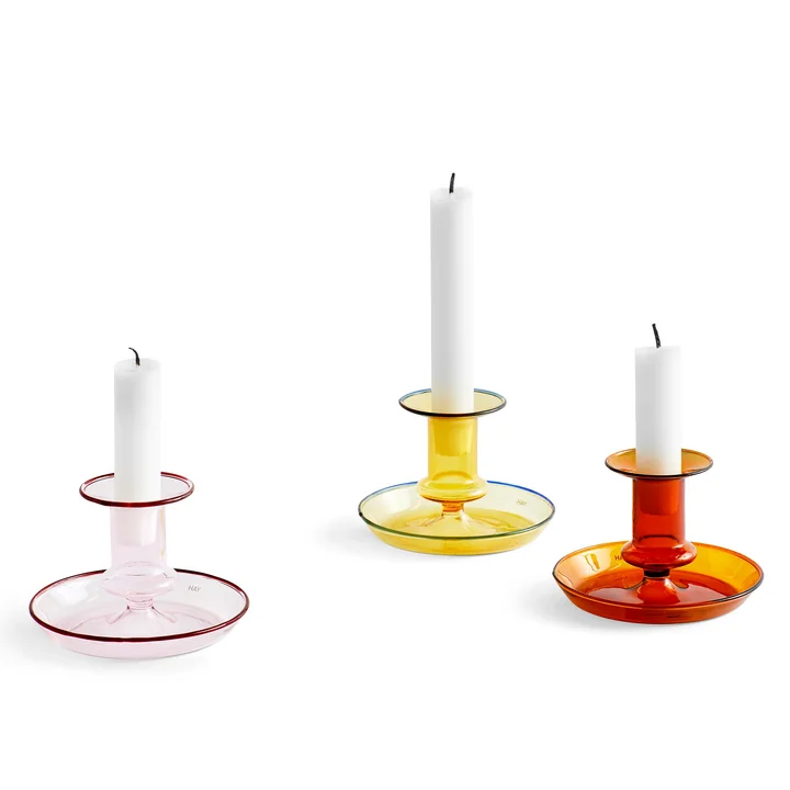 Flare Kandelaars van HAY in verschillende kleuren