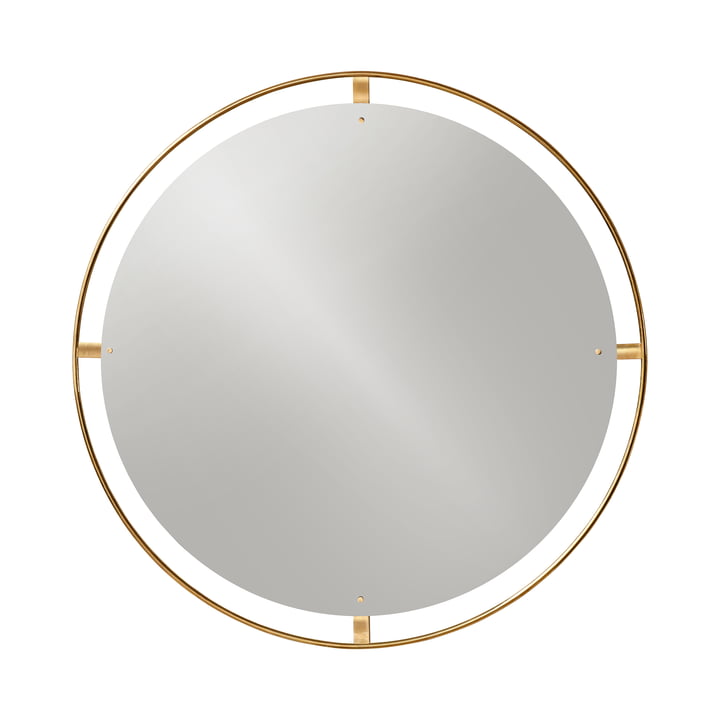 Nimbus spiegel Ø 110 cm, gepolijst messing van Audo