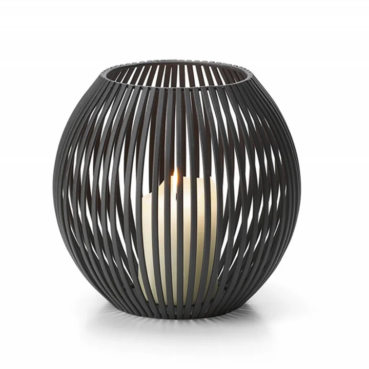 Louisiana Windlicht S, zwart van Philippi