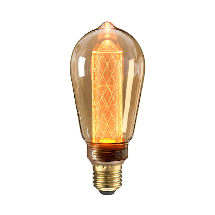LED Circuslamp Ø 65 mm, E27 / 2,5 W, oranje van NUD Collectie
