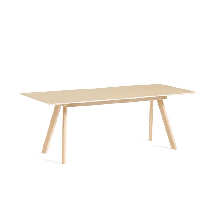 Copenhague CPH30 HAY - Uitschuifbare eettafel, L 160/310 x B 80 x H 74 cm, mat gelakt eiken