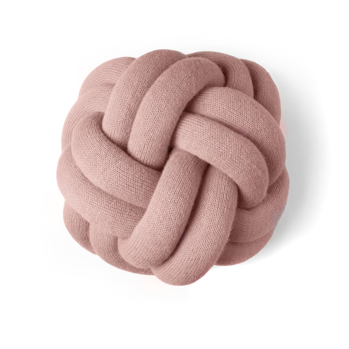 Knot Kussen in stoffig roze van Design House Stockholm