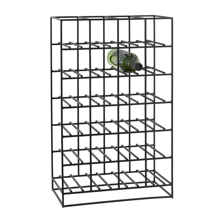 Wijnrek voor 24 flessen Huisarts in het zwart