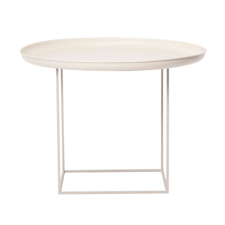 Duke Salontafel medium Ø 70 x H 45 cm van Norr11 in antiek wit
