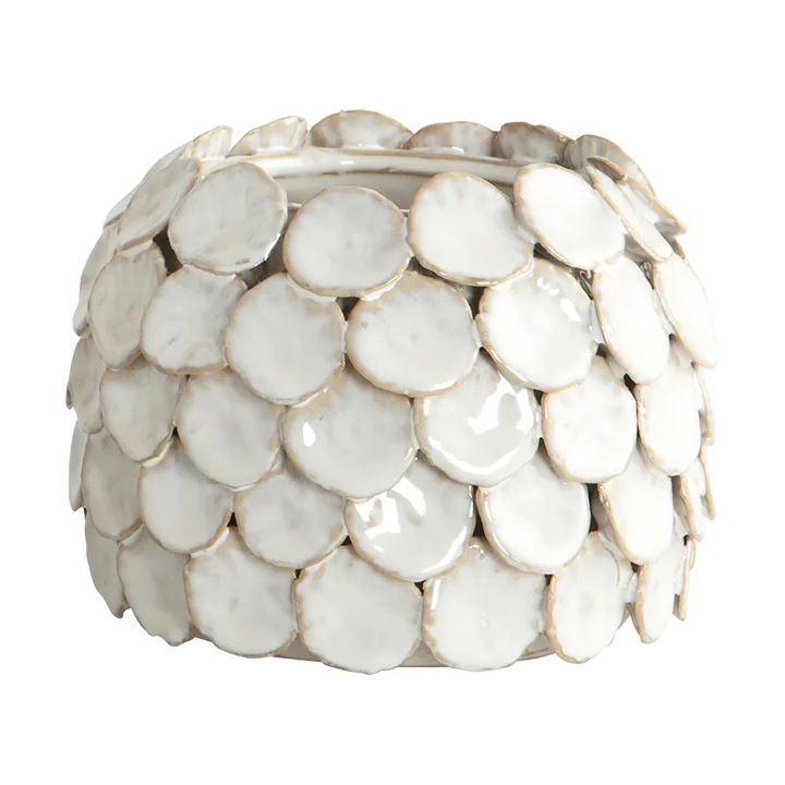 Stempelvaas H 10 cm van Huisarts in het wit