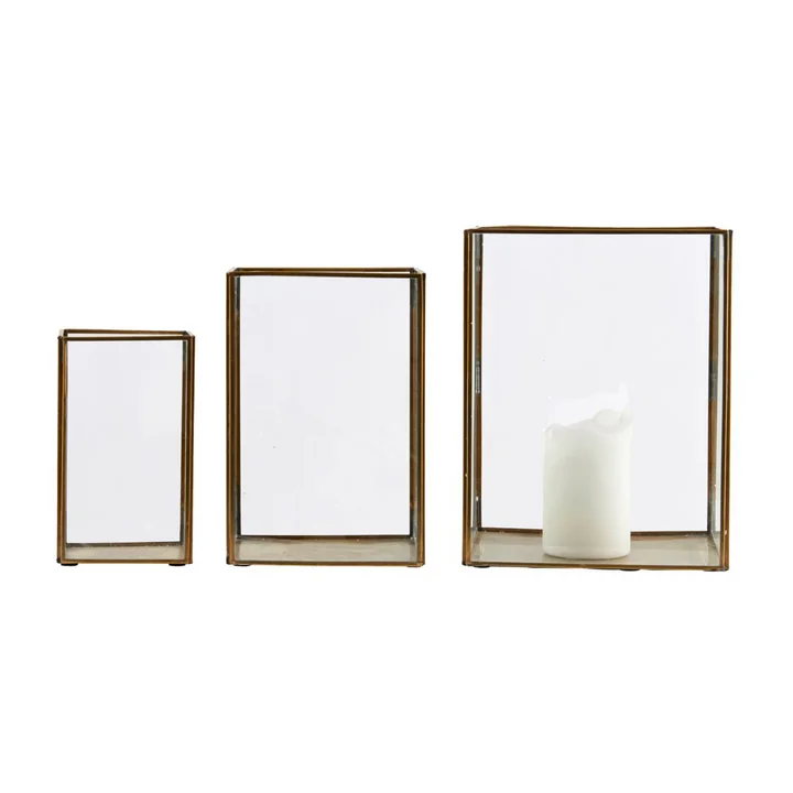 Zuillantaarn, messing (set van 3) door Huisarts
