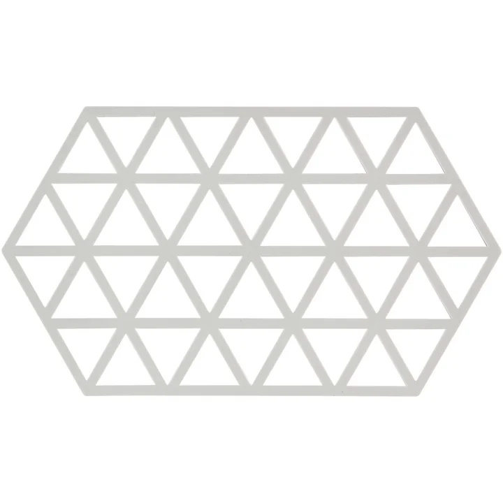 Triangle Onderzetter 24 x 14 cm van Zone Denmark in warm grijs