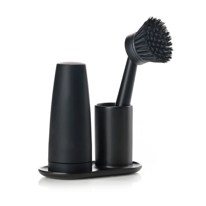 Enkele vaatwasserset van Zone Denemarken in het zwart (3 stuks)