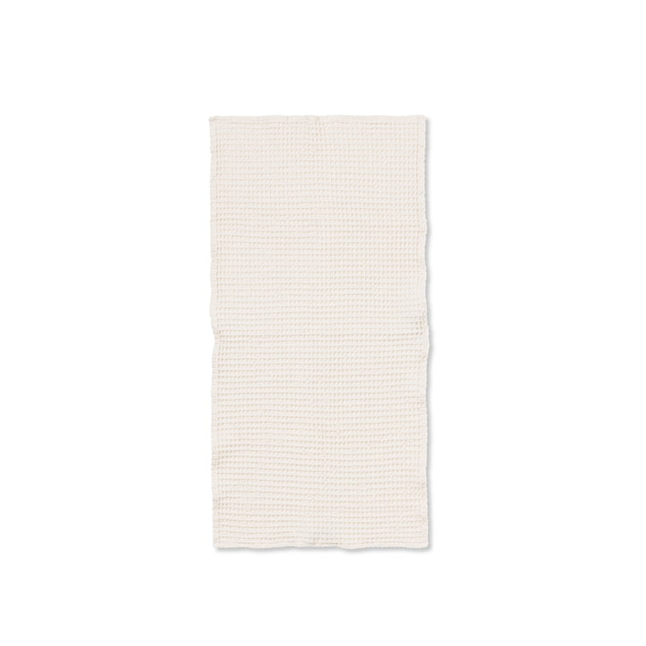 Organic Handdoek 100 x 50 cm van ferm Living in wit
