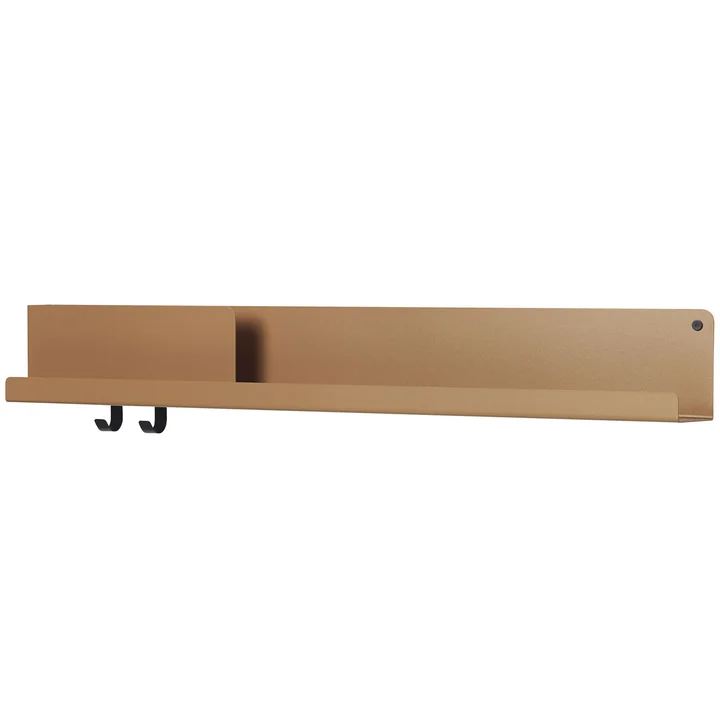 Muuto Klapplanken 96 x 13 cm uit in gebrand oranje