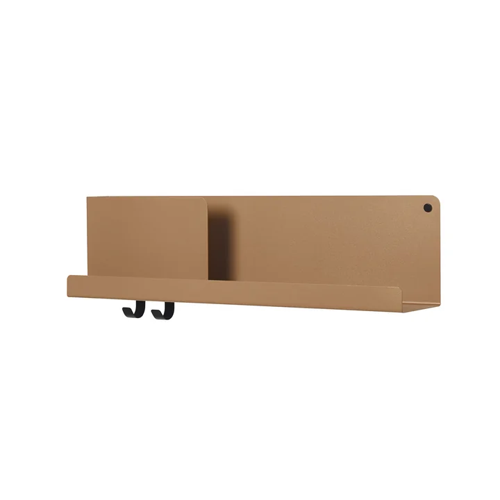 Muuto Klapplanken 63 x 16,5 cm uit in gebrand oranje