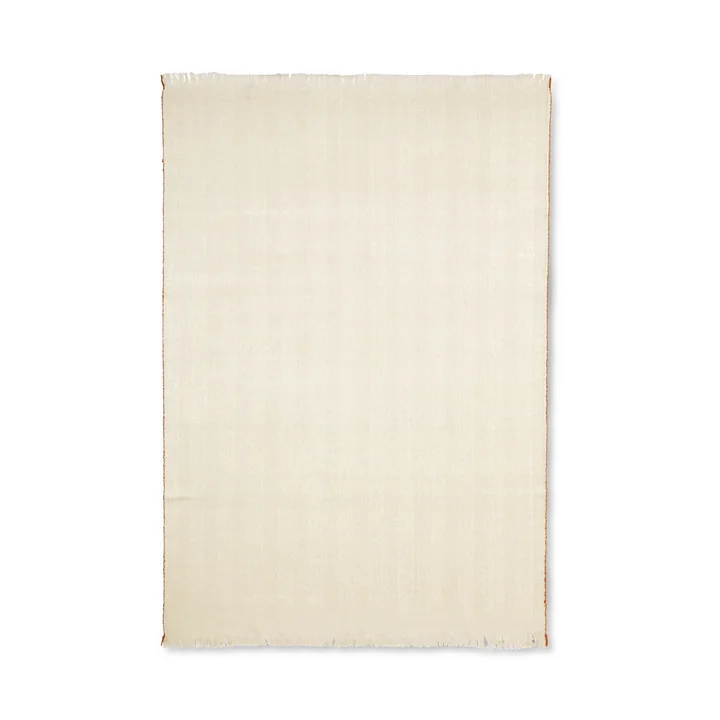 Visgraatdeken 120 x 180 cm van ferm Leven in wit