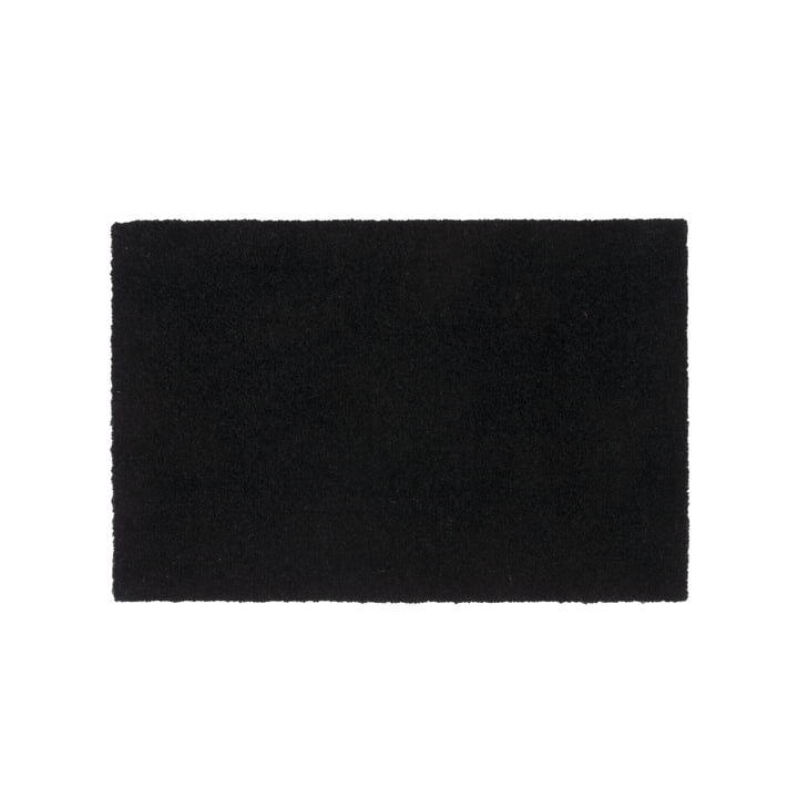 Deurmat 40 x 60 cm van tica copenhagen in Unicolor zwart