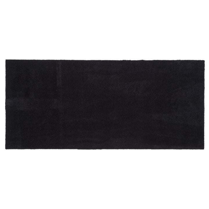 Deurmat 67 x 150 cm van tica copenhagen in Unicolor zwart
