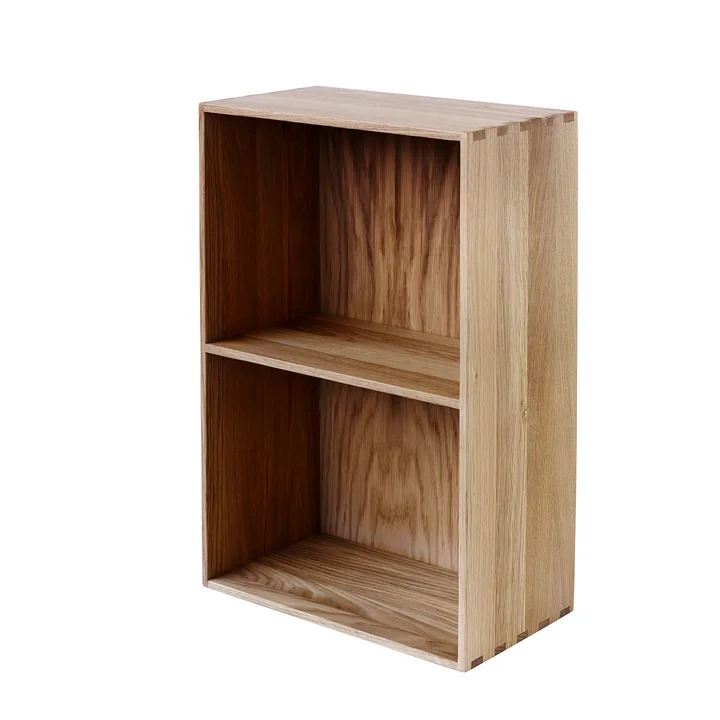 FDB Møbler B98 boekenplank diepte 20 cm uit in blank gelakt eiken