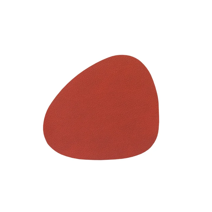 Glasuntersetzer Curve van Lind DNA in Nupo sienna