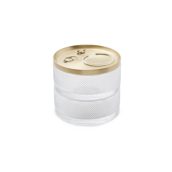 Tesora Opslag van Umbra in messing / glas