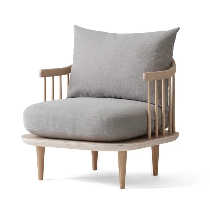 Vliegfauteuil SC10 van & tradition in eiken wit geolied / Hot Madison (94)