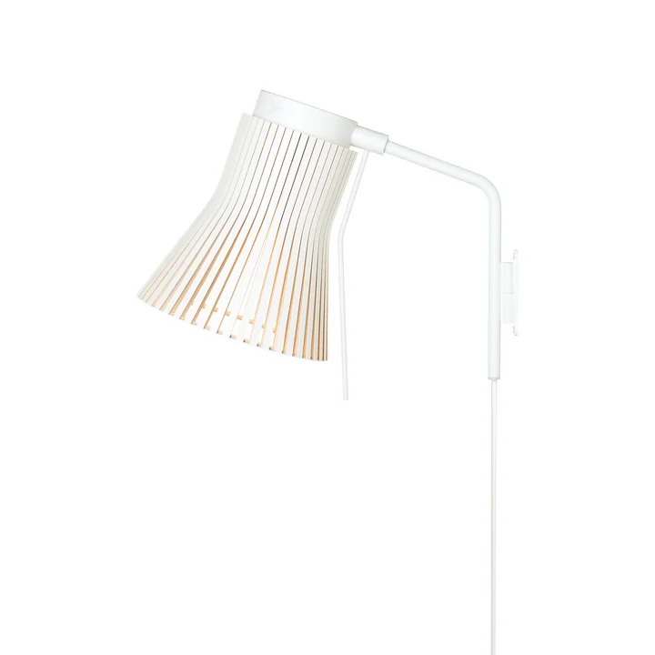Petite 4630 wandlamp van Secto in wit