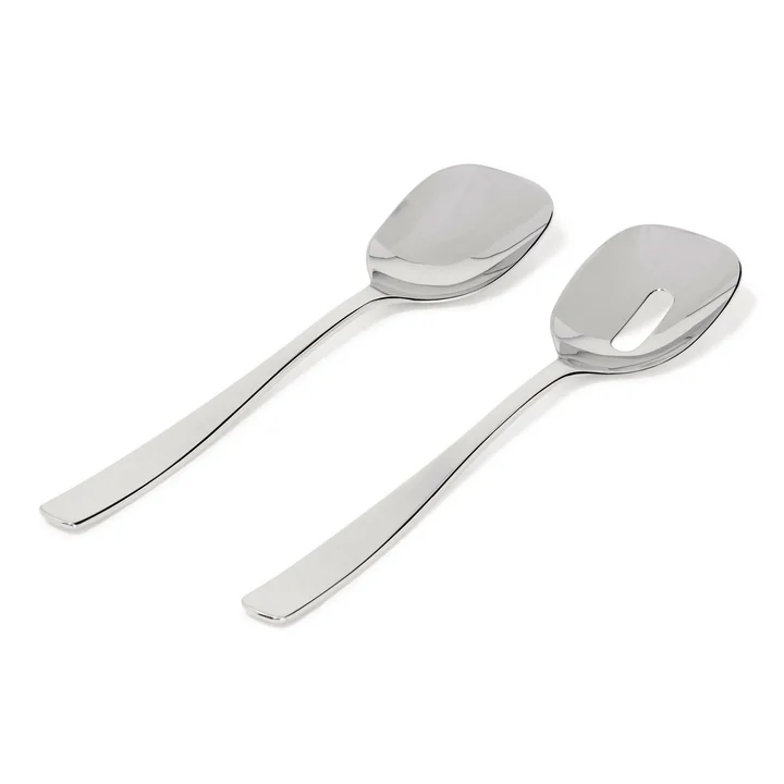 KnifeForkSpoon salad servers van Alessi in roestvrij staal