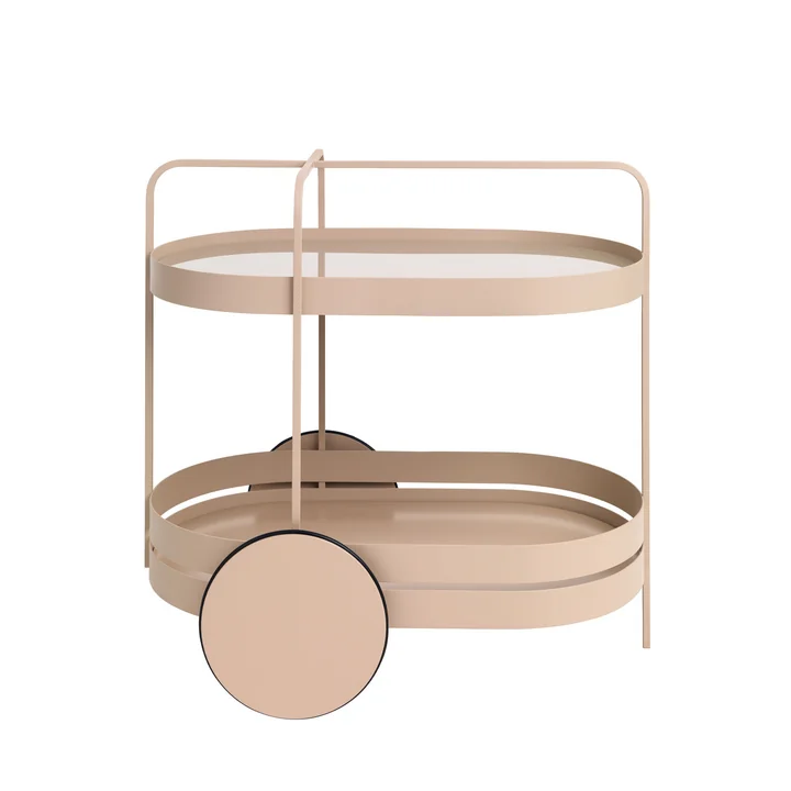 Sierlijke serveerwagen van Schönbuch in palissanderhout