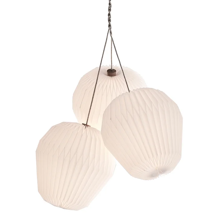Hanglamp "The Bouquet" XL van Le Klint in het wit (set van 3)