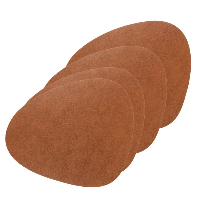 Placemat Curve L van Lind DNA in Bull naturel (set van 4)