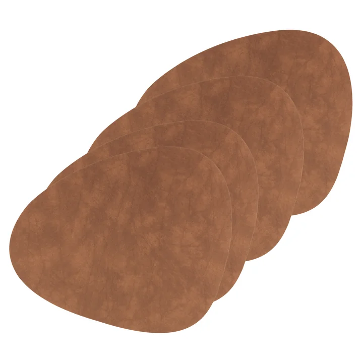 Placemat Curve L van Lind DNA in Nupo naturel (set van 4)