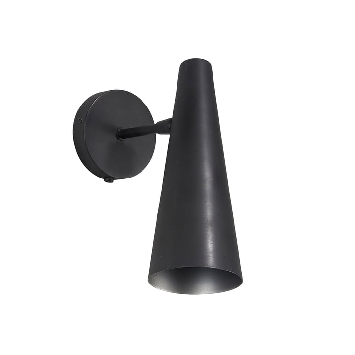 Precise wandlamp H 21 cm van House Doctor in mat zwart
