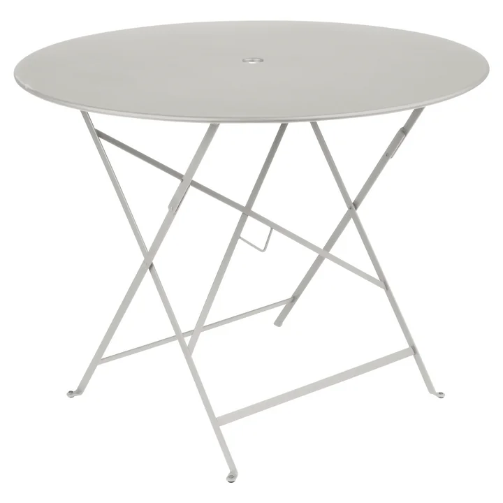 Bistro Klaptafel, rond, Ø 96 cm, kleigrijs van Fermob