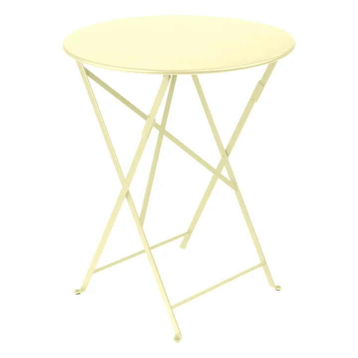 Bistro Klaptafel Ø 60 cm, lemon sorbet van Fermob