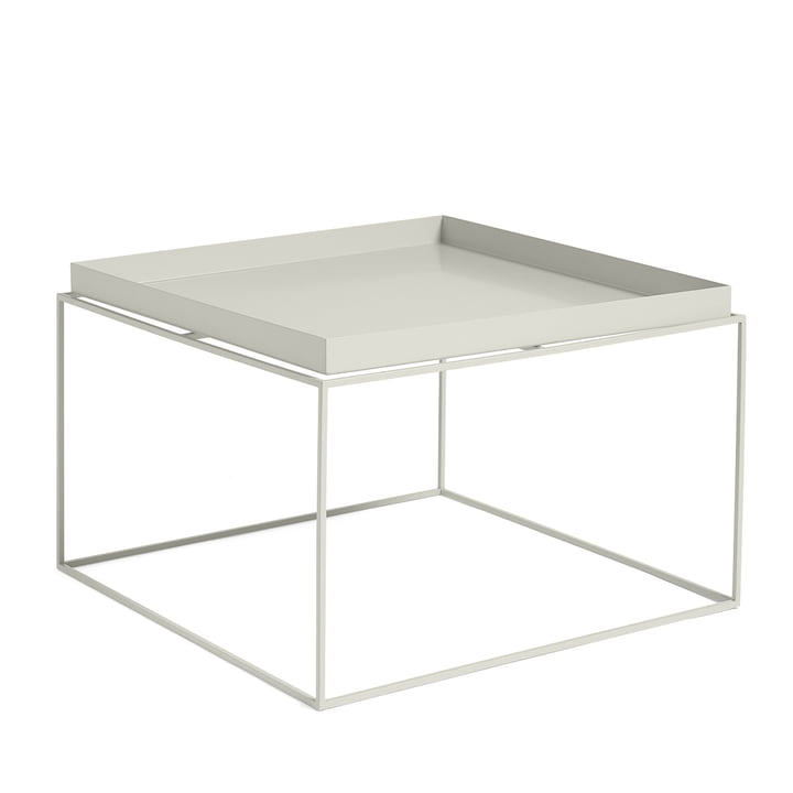 Tray Table vierkant, 60 x 60 cm, warm grey van Hay